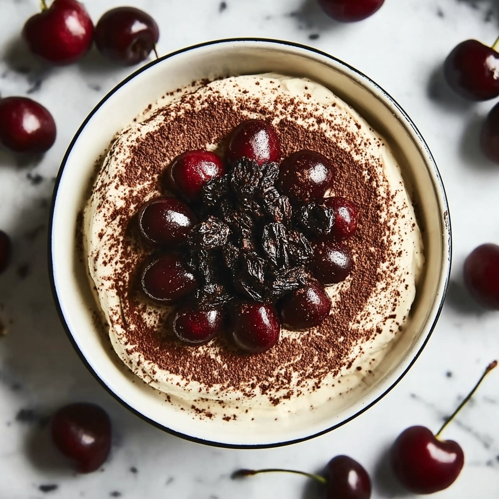 Cherry Amaretto Tiramisu Recipe - Recipe Image