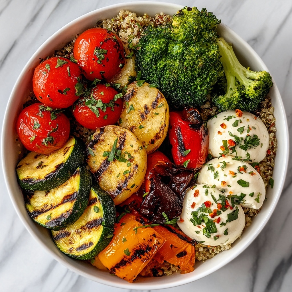 Grilled Veggie Bowl with Quinoa Recipe - Recipe Image