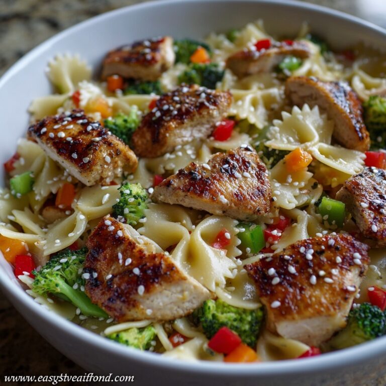 Teriyaki Chicken Pasta Salad Recipe