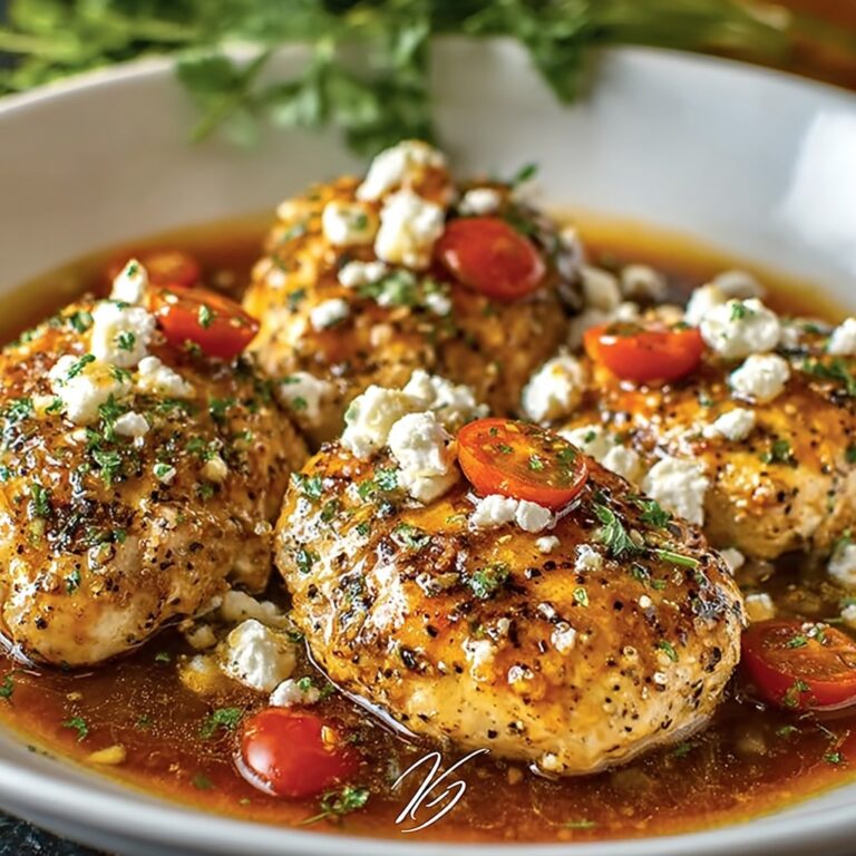Irresistibly Juicy Hot Honey Infused Feta Chicken Recipe