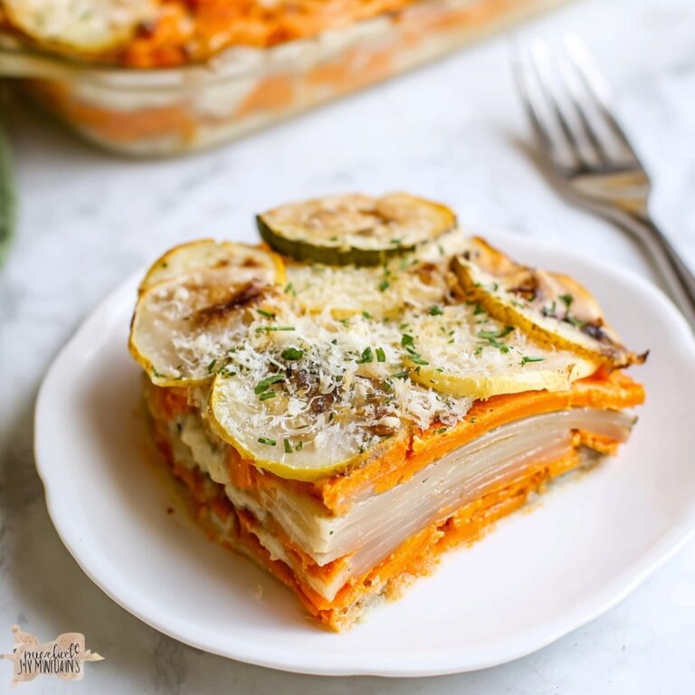 Two Potato Parmesan Bake Recipe