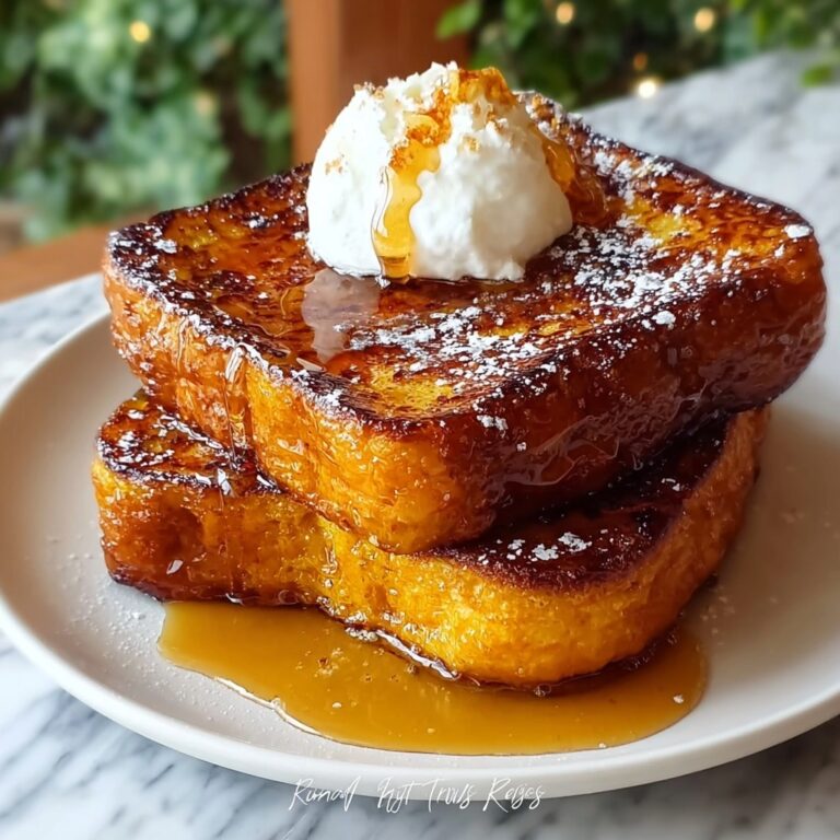 Pumpkin French Toast Breakfast Recipe