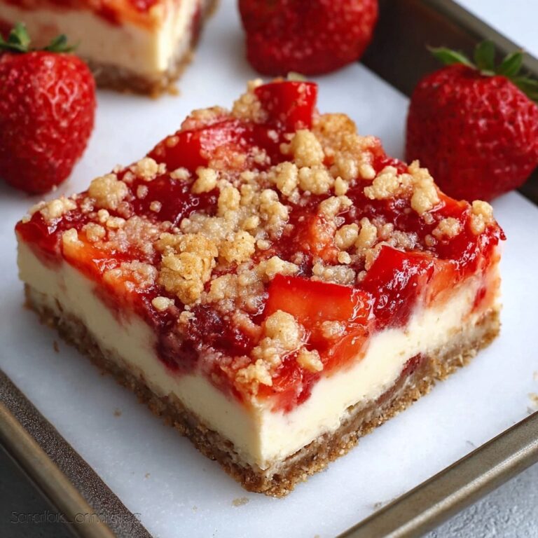 Strawberry Cheesecake Bars Recipe
