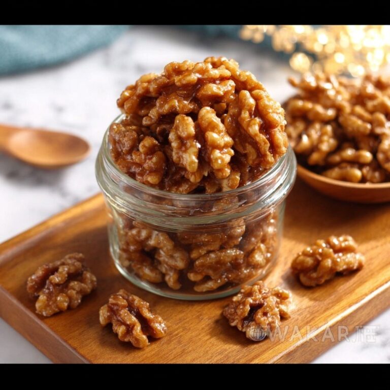 Quick Toffee Candied Walnuts Recipe