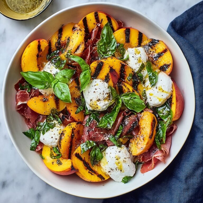 Grilled Nectarine Burrata Prosciutto Salad Recipe
