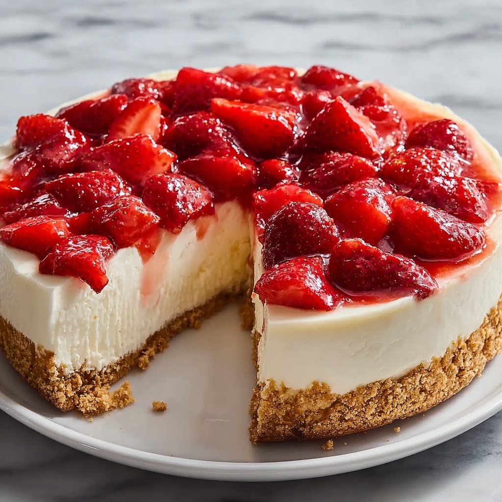 Easy No Bake Cheesecake Recipe - Recipe Image