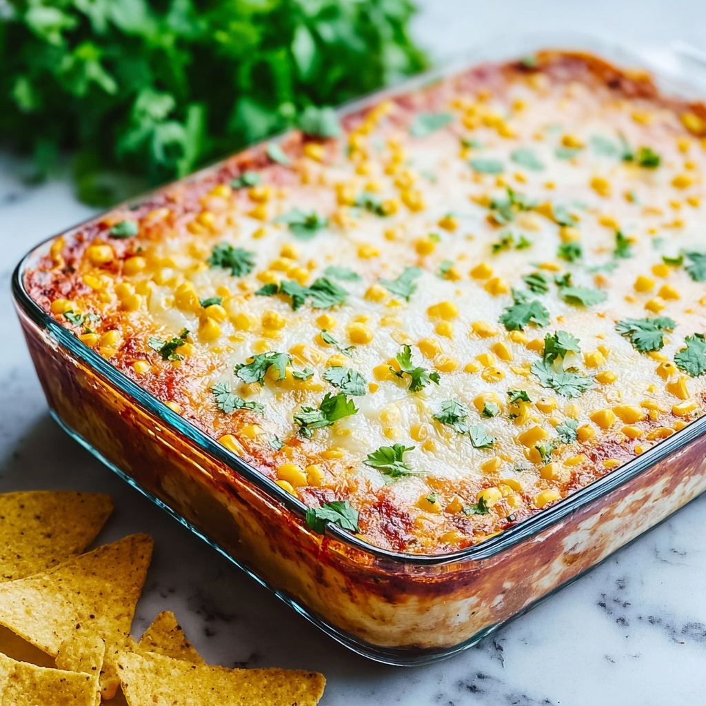 Cheesy Baked Mexican Corn Dip Recipe - Recipe Image