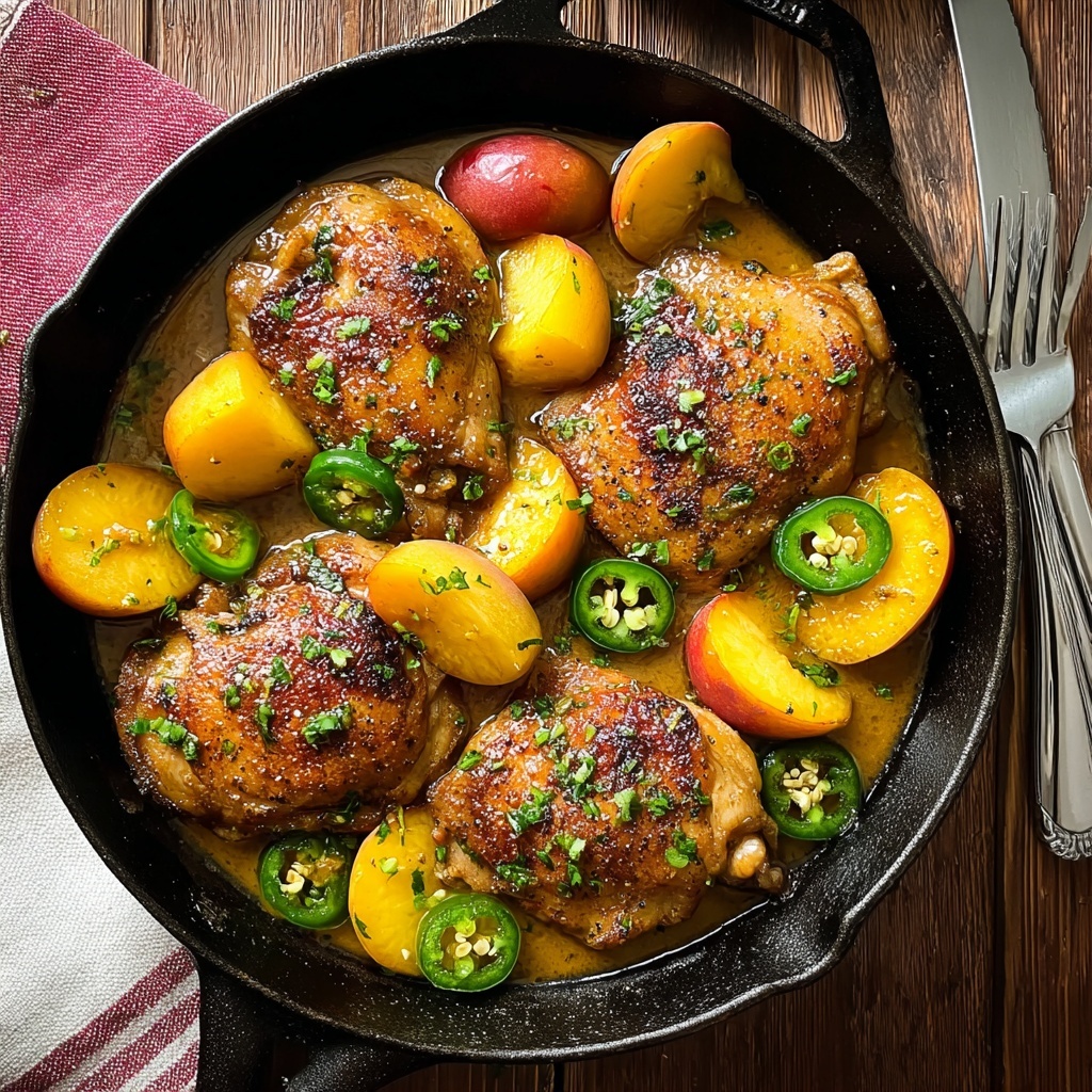 Jalapeno Peach Chicken Recipe - Recipe Image