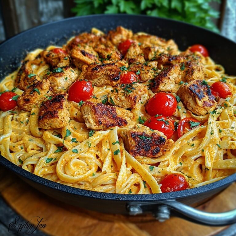 Irresistible One-Pan Creamy Sweet and Spicy Cajun Chicken Pasta Recipe