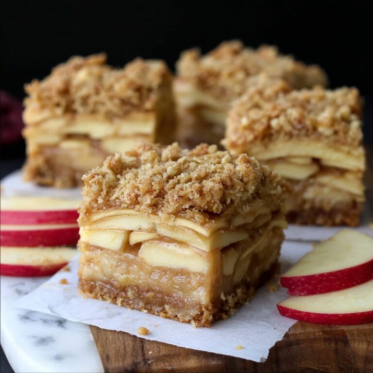 Easy Apple Crisp Bars Recipe