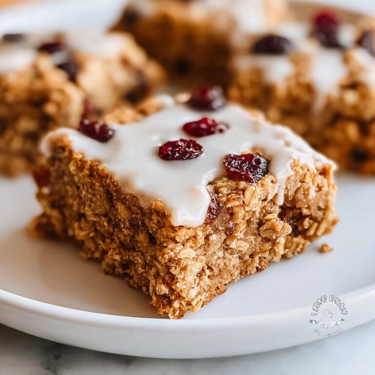 Oatmeal Raisin Cookie Bars Recipe