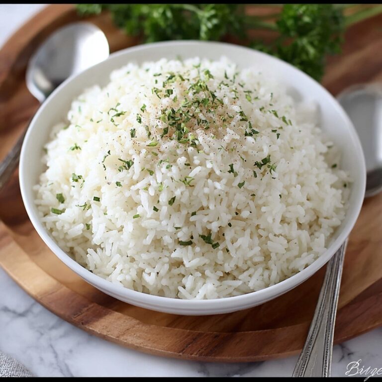 Creamy Parmesan Garlic Butter Rice Recipe