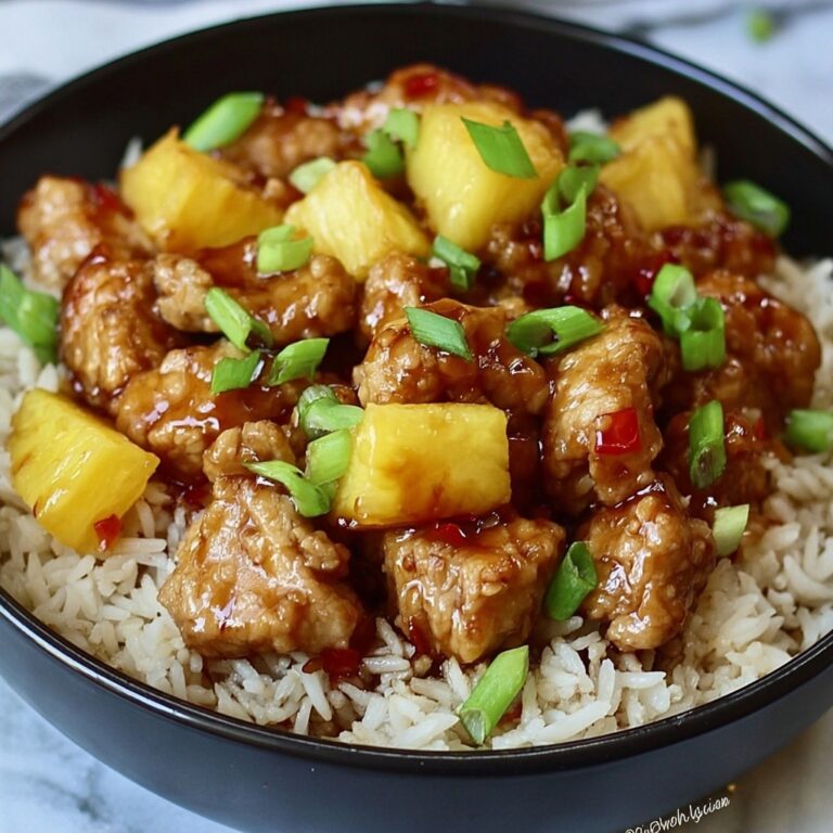 Sweet and Savory Pineapple Chicken and Rice Recipe