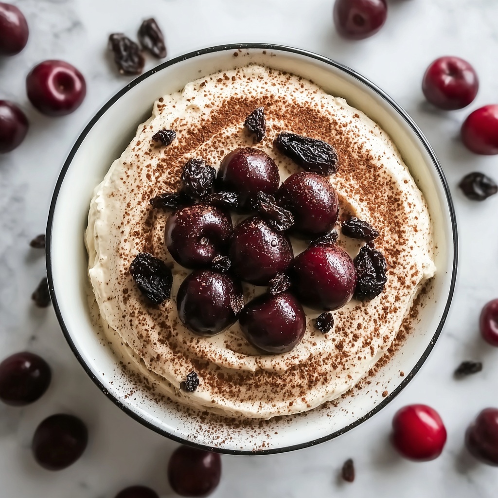 Cherry Amaretto Tiramisu Recipe - Recipe Image