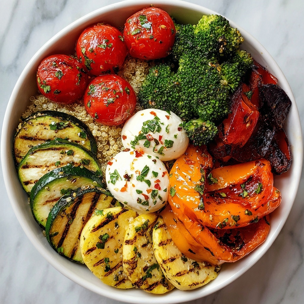 Grilled Veggie Bowl with Quinoa Recipe - Recipe Image