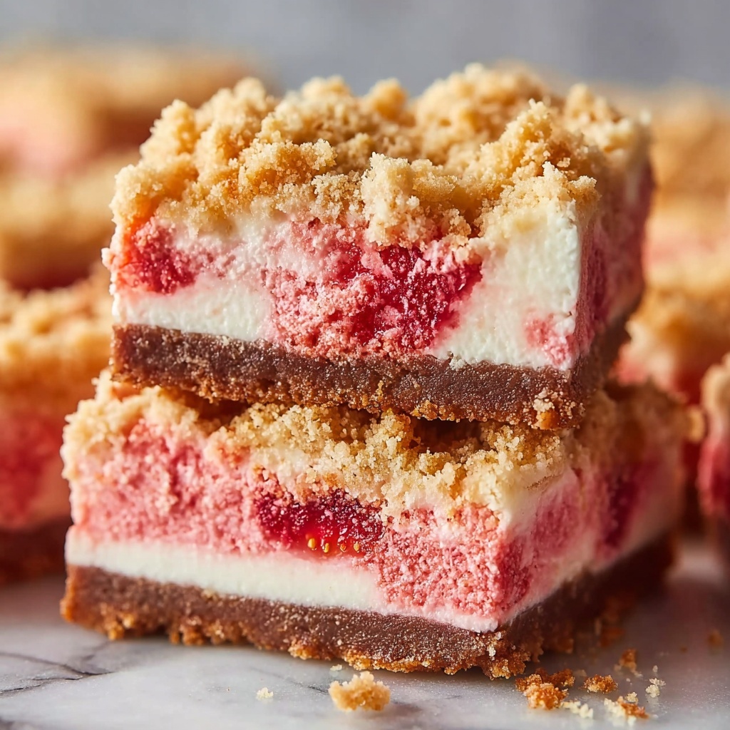 Strawberry Crunch Brownies Recipe - Recipe Image