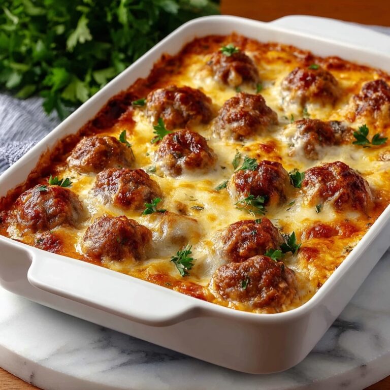 Dump-and-Bake Meatball Casserole Recipe