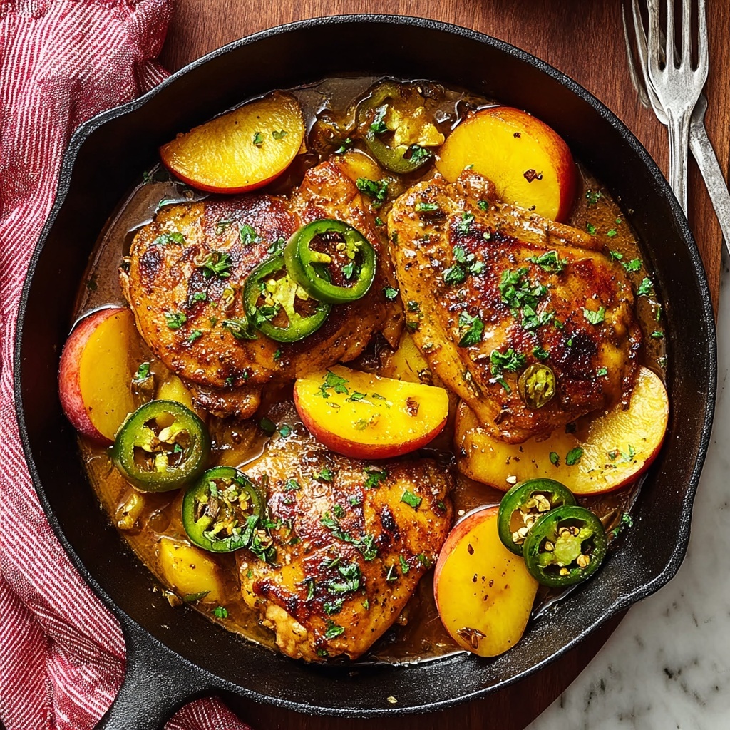 Jalapeno Peach Chicken Recipe - Recipe Image