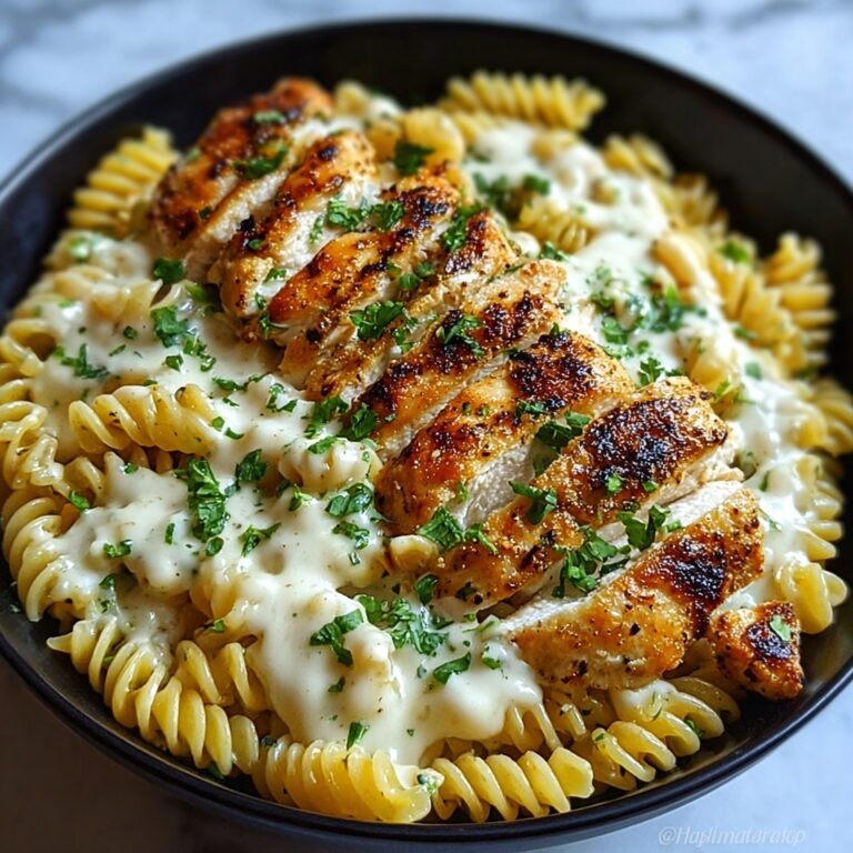 Indulgent Creamy Cajun Chicken Rotini with Mozzarella Alfredo Recipe