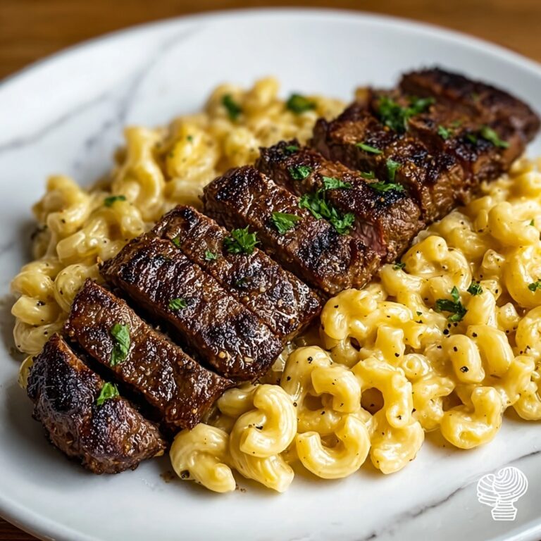 Indulgent Cheesy Cajun Steak Pasta with Garlic Parmesan Sauce Recipe