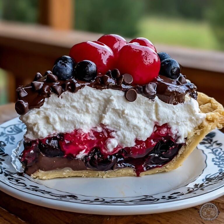 Indulgent Chocolate Cherry Cream Pie to Satisfy Your Cravings Recipe