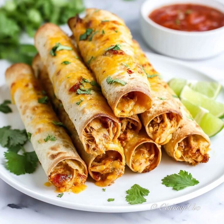 Baked Chicken Taquitos Recipe
