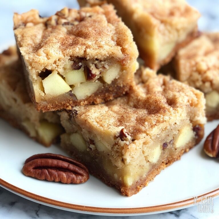 Apple Pecan Cinnamon Brownies Recipe