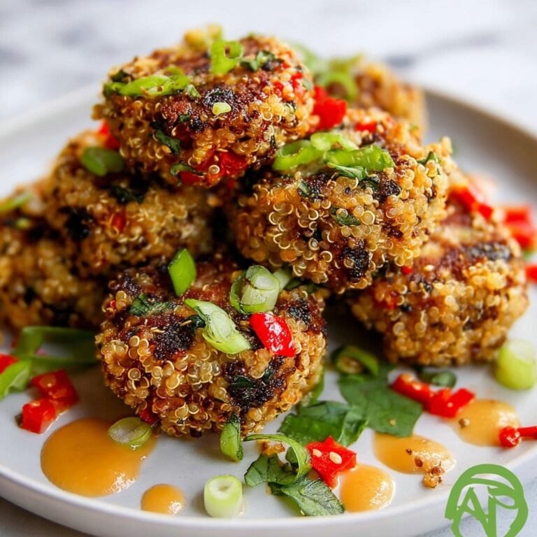 Mushroom Quinoa and Red Pepper Veggie Balls Recipe