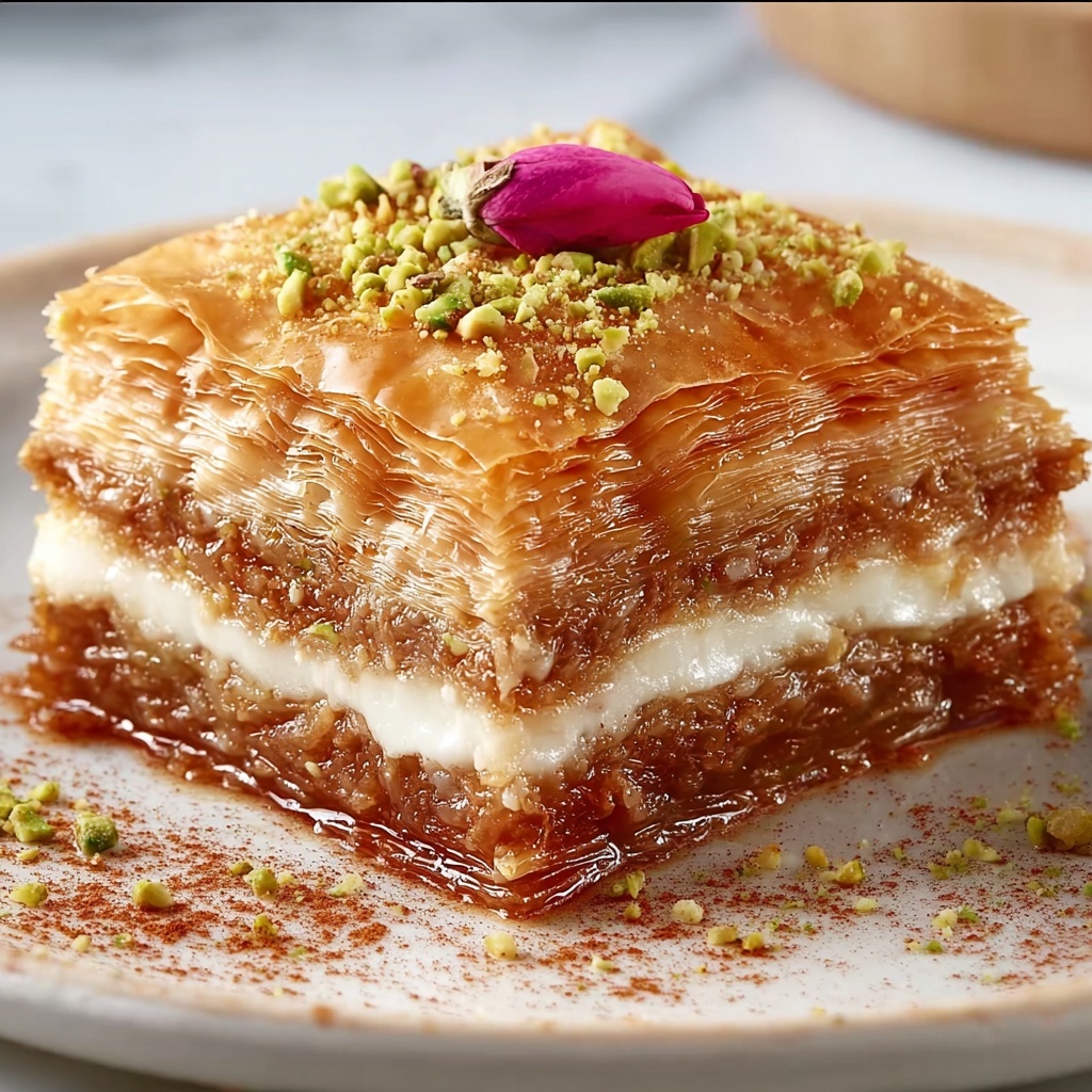 Irresistible Rose Water Baklava Cake Recipe - Recipe Image