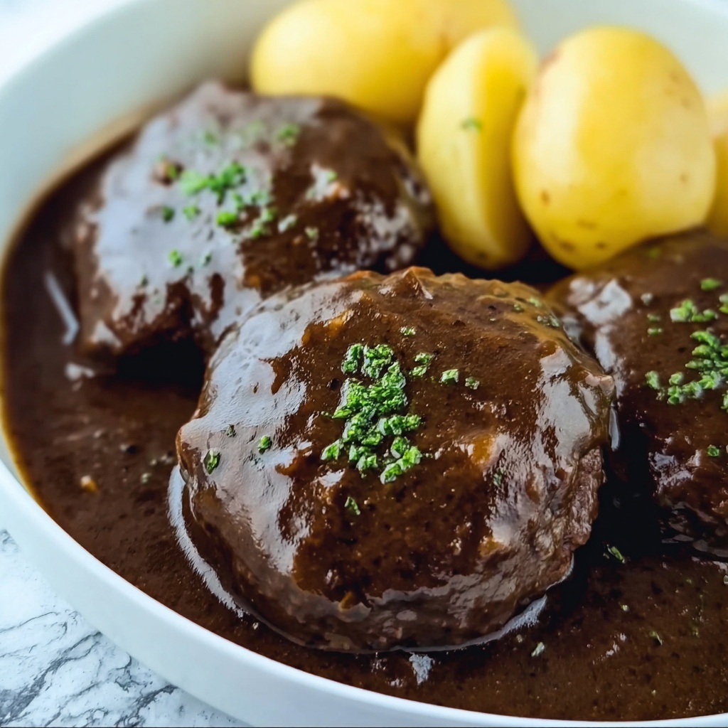 Savory Slow Cooker Salisbury Steak for Ultimate Comfort Recipe - Recipe Image