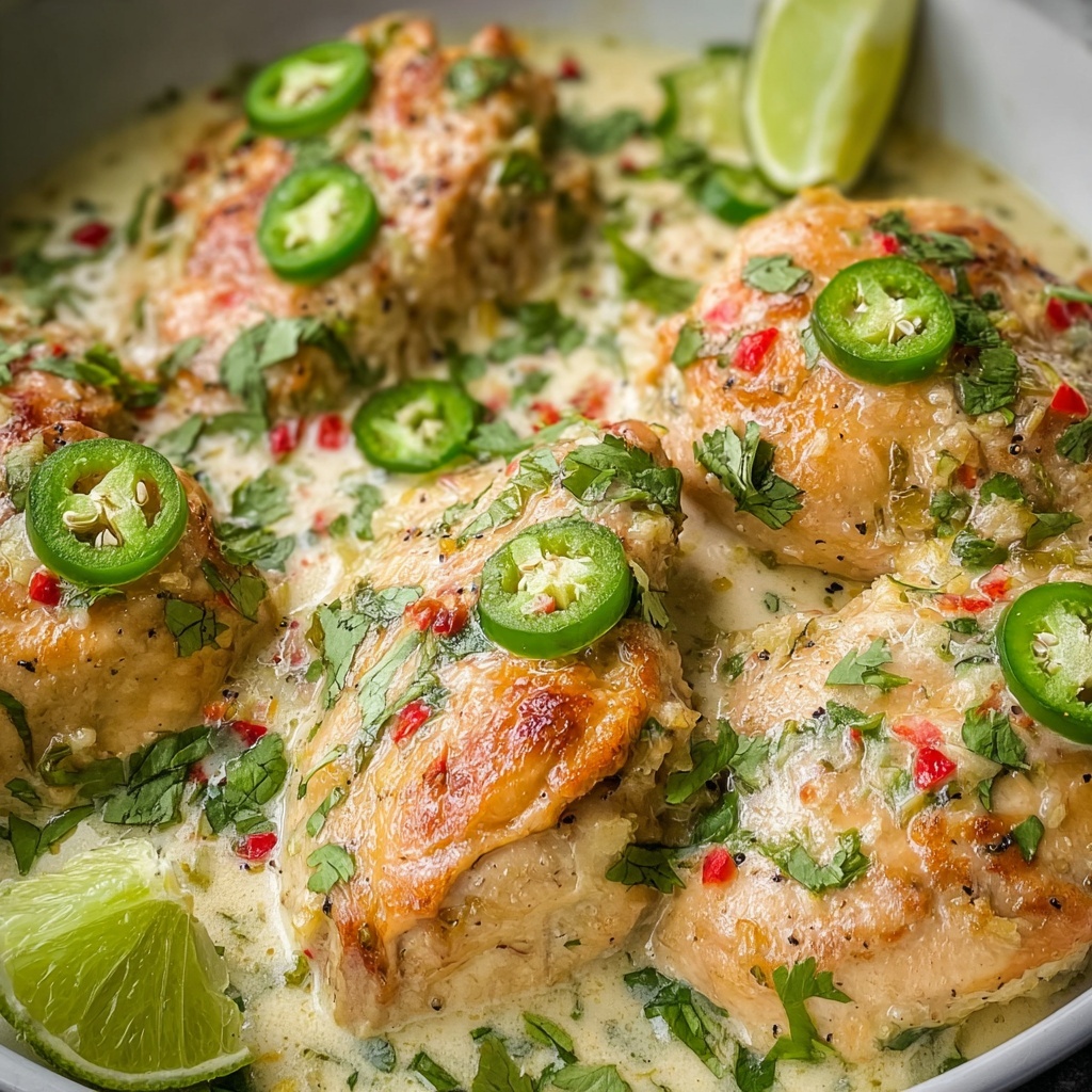 Creamy Jalapeño Chicken Skillet Recipe - Recipe Image