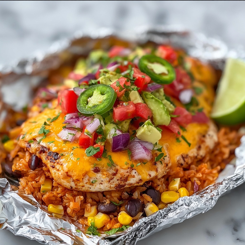 Santa Fe Chicken Foil Packets Recipe - Recipe Image