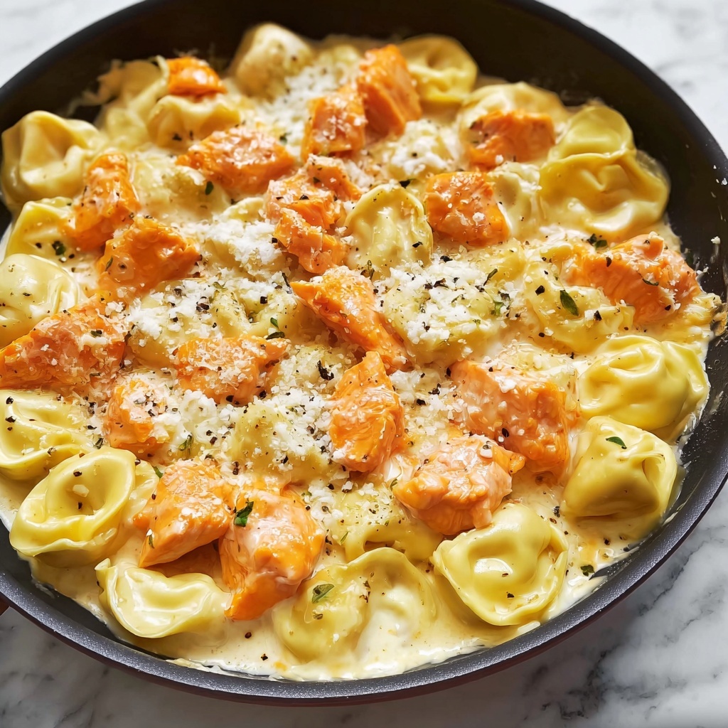 Buffalo Chicken Tortellini Alfredo Recipe - Recipe Image