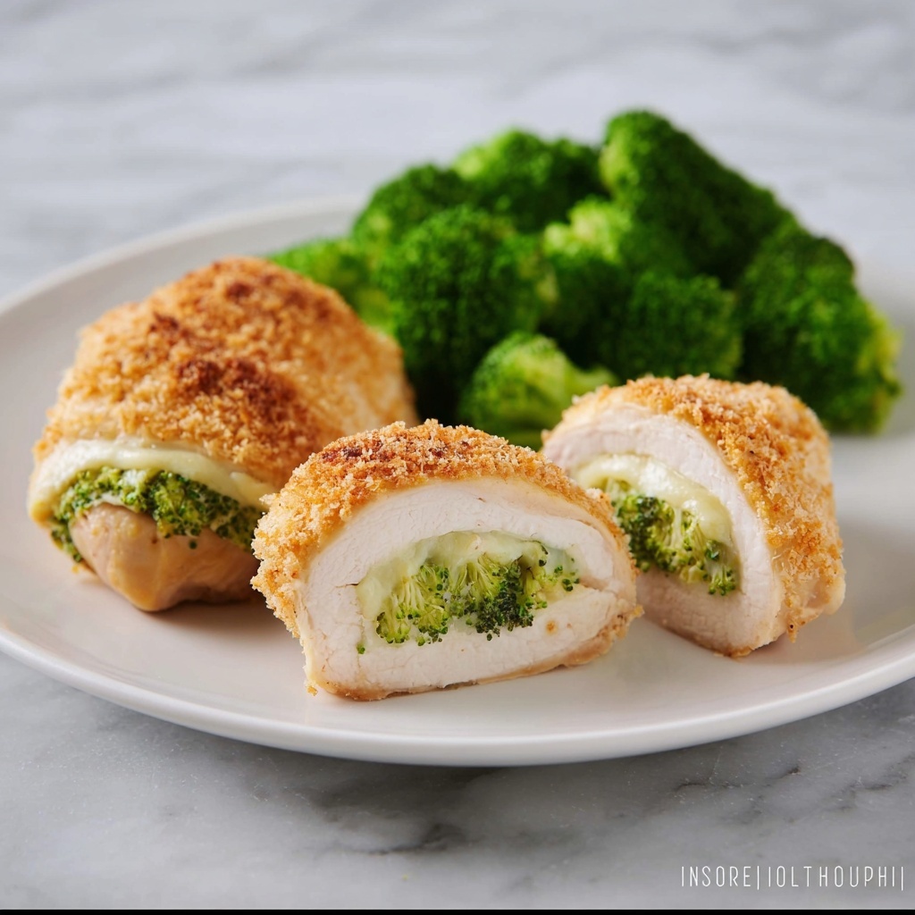 Broccoli and Cheese Stuffed Chicken Recipe - Recipe Image