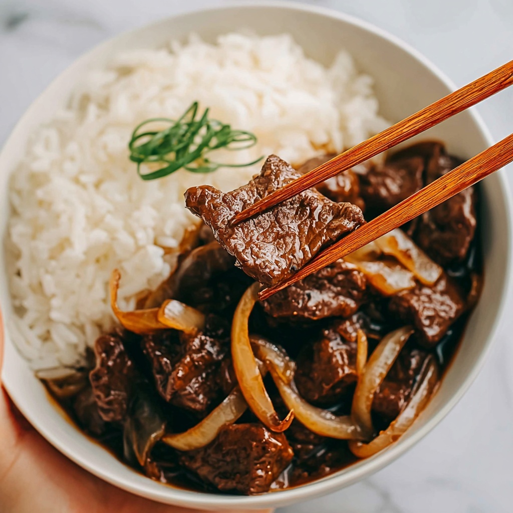 Beef Onion Stir-fry Recipe - Recipe Image