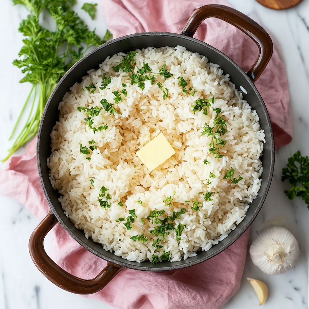 Garlic Butter Rice Recipe - Recipe Image
