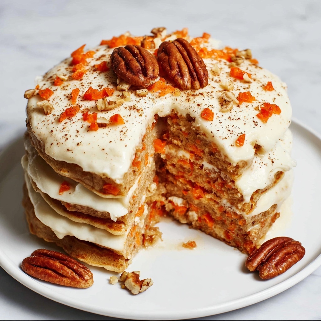 Carrot Cake Protein Pancakes Recipe - Recipe Image