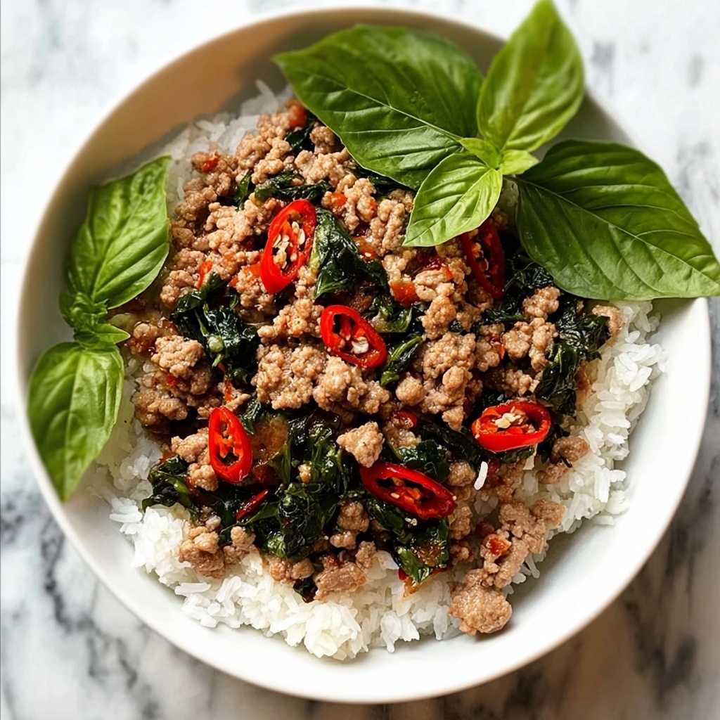 Thai Basil Chicken Recipe - Recipe Image