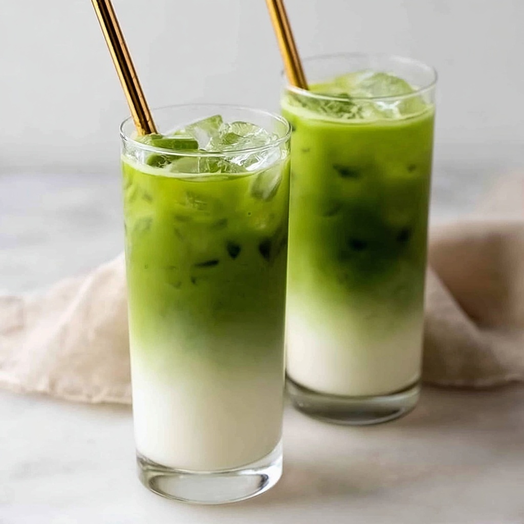 Iced Matcha Latte Recipe - Recipe Image