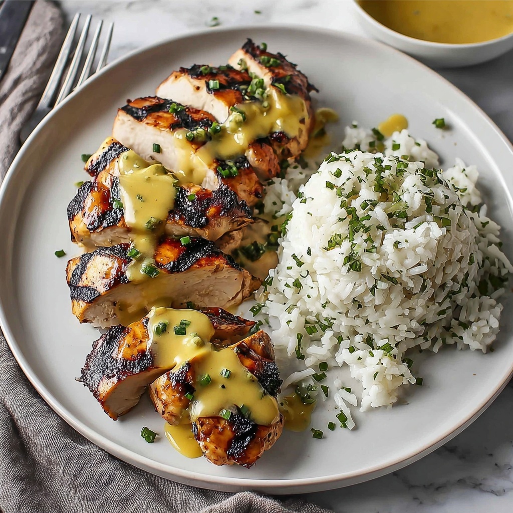 Honey Mustard Chicken Rice Recipe - Recipe Image