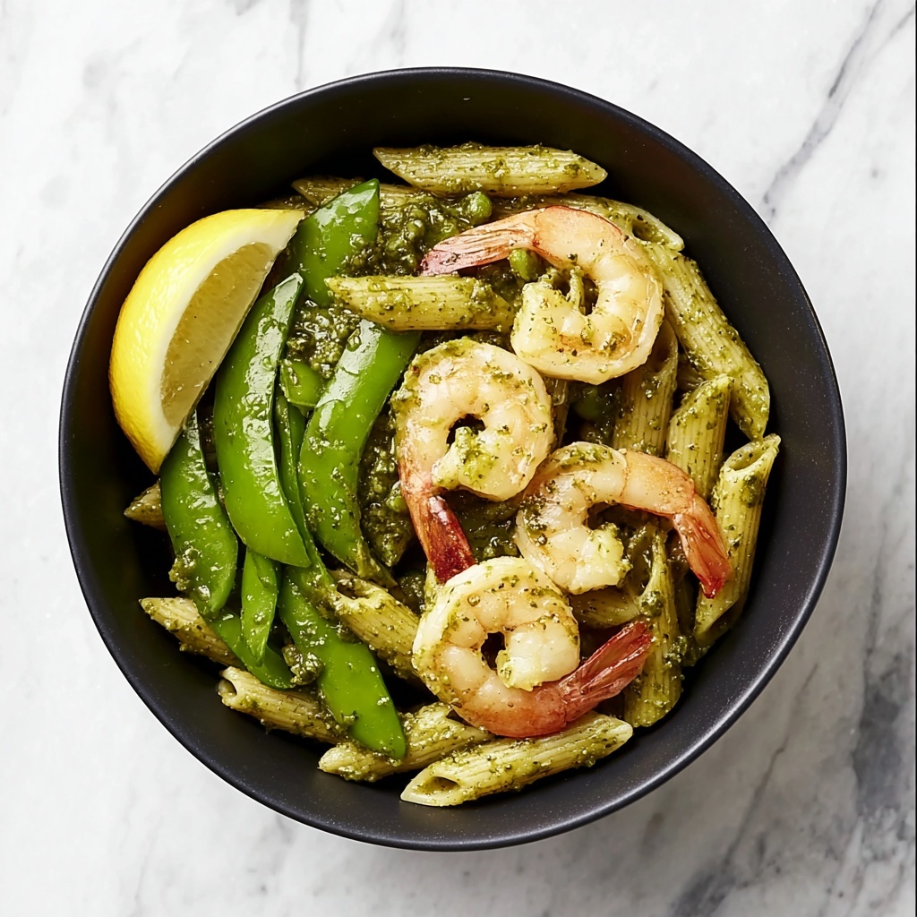 Shrimp Pesto Penne Recipe - Recipe Image