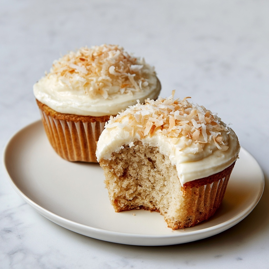 Gluten-Free Vegan Coconut Cupcakes Recipe - Recipe Image