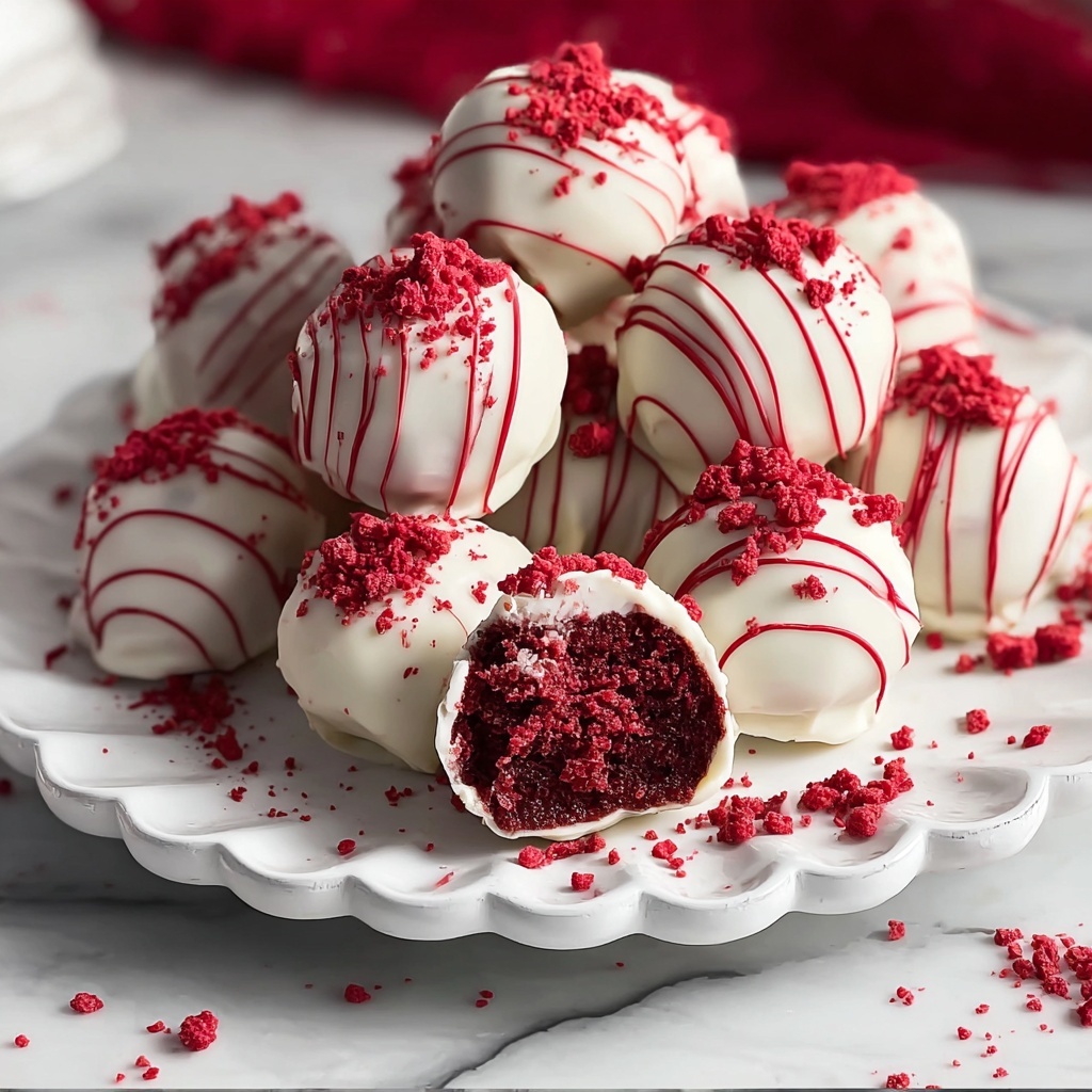 Red Velvet Cake Balls Recipe - Recipe Image