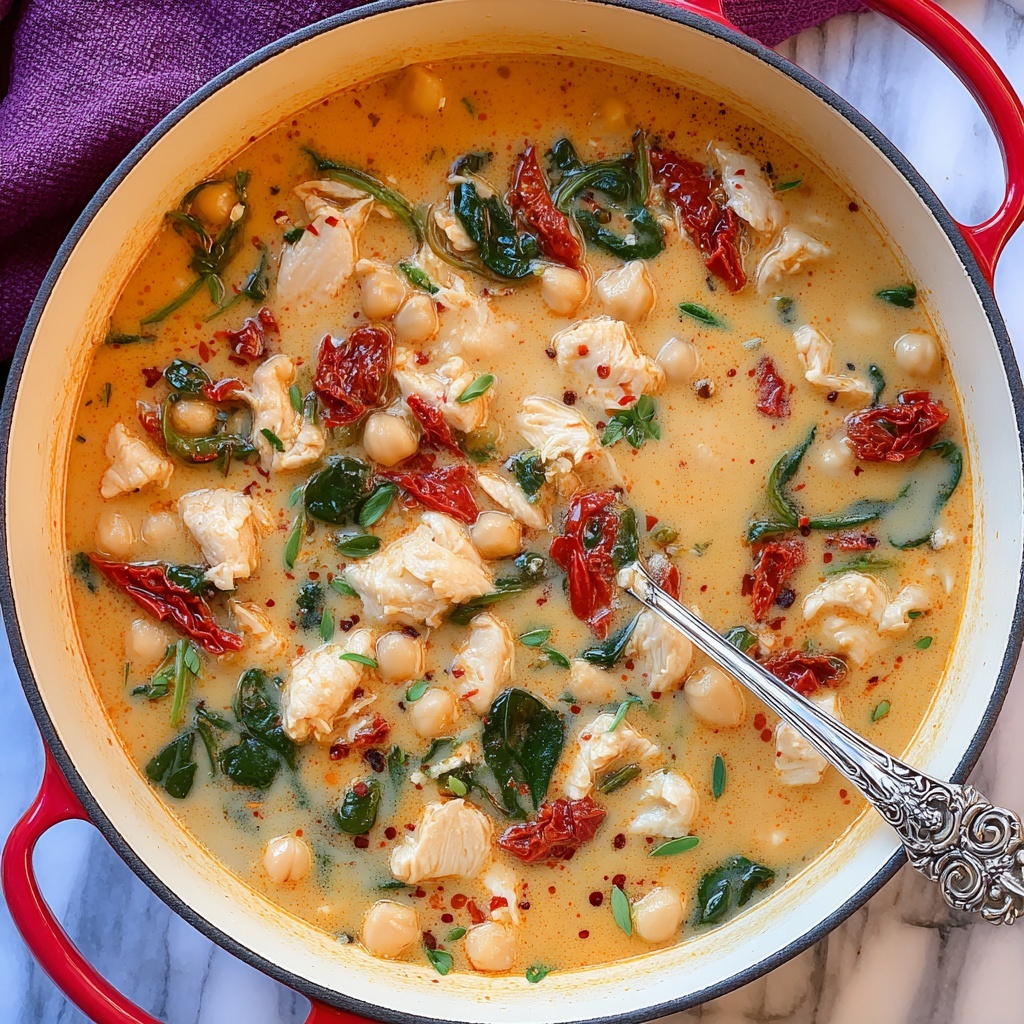 Marry Me Chicken Soup (Tuscan Style) Recipe - Recipe Image