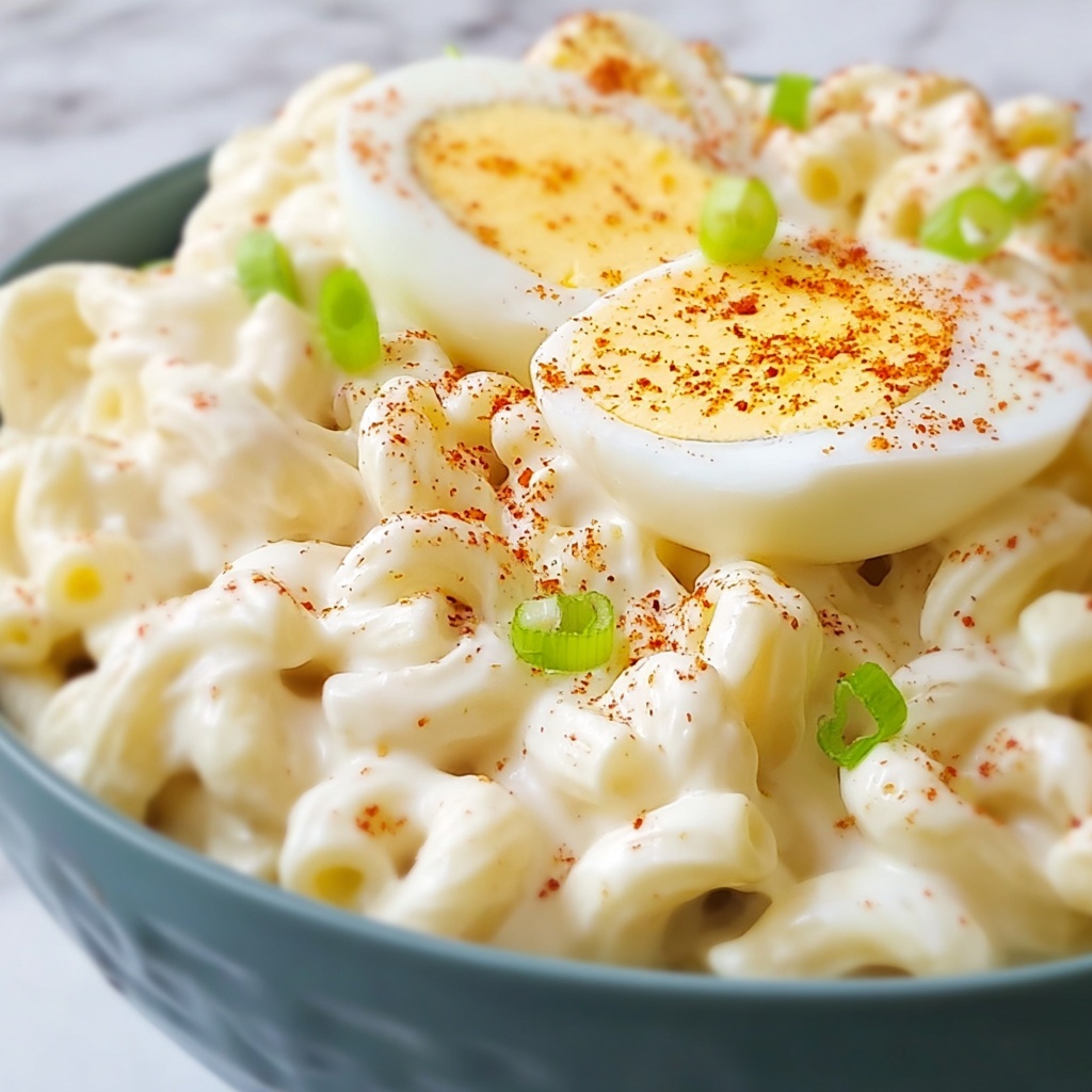 Deviled Egg Macaroni Salad Recipe - Recipe Image