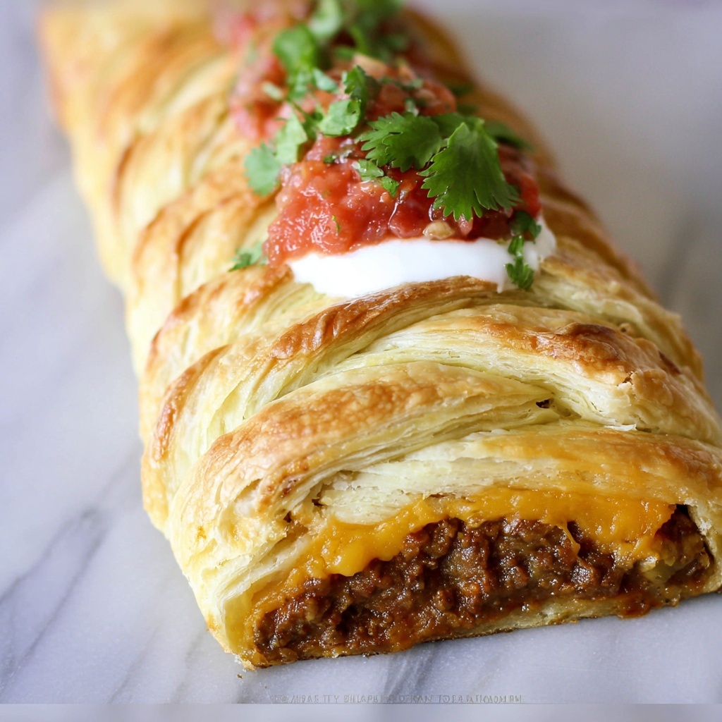 Taco Braid Recipe - Recipe Image