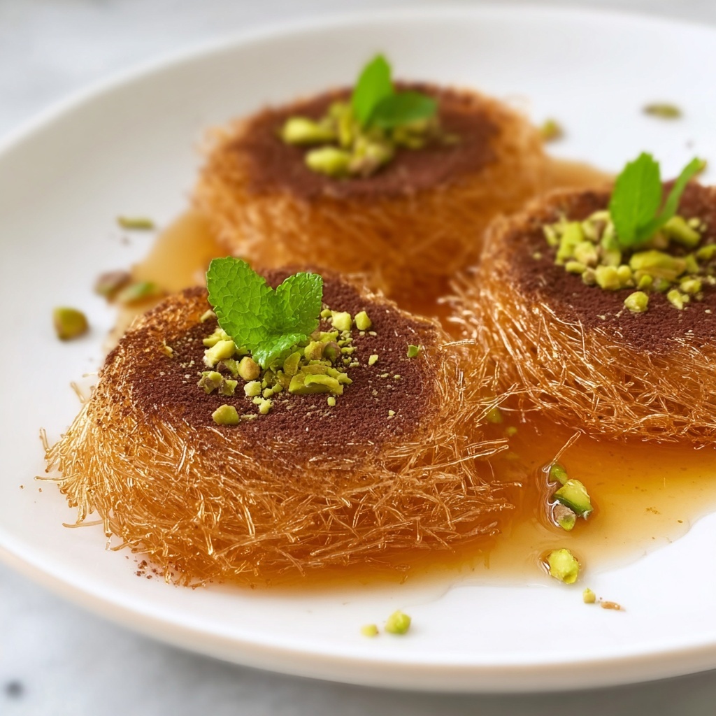 Greek Kataifi with Walnut and Almond Filling Recipe - Recipe Image