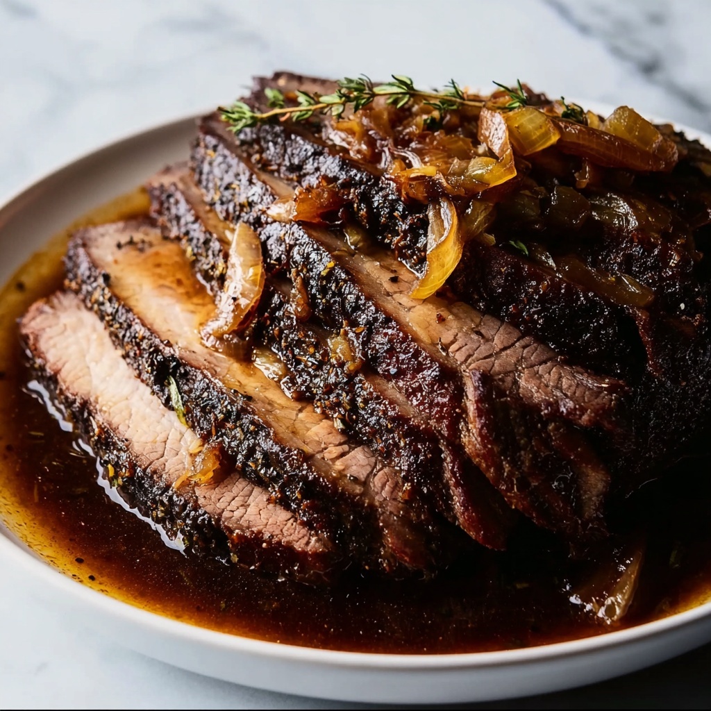 Red Wine and Honey Braised Brisket Recipe - Recipe Image