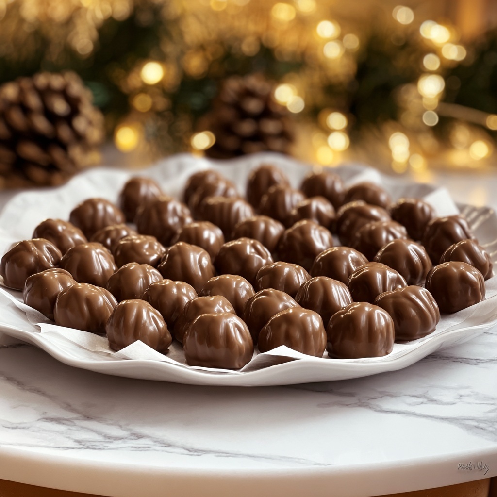 Chocolate-Coated Peanut Butter Balls Recipe - Recipe Image