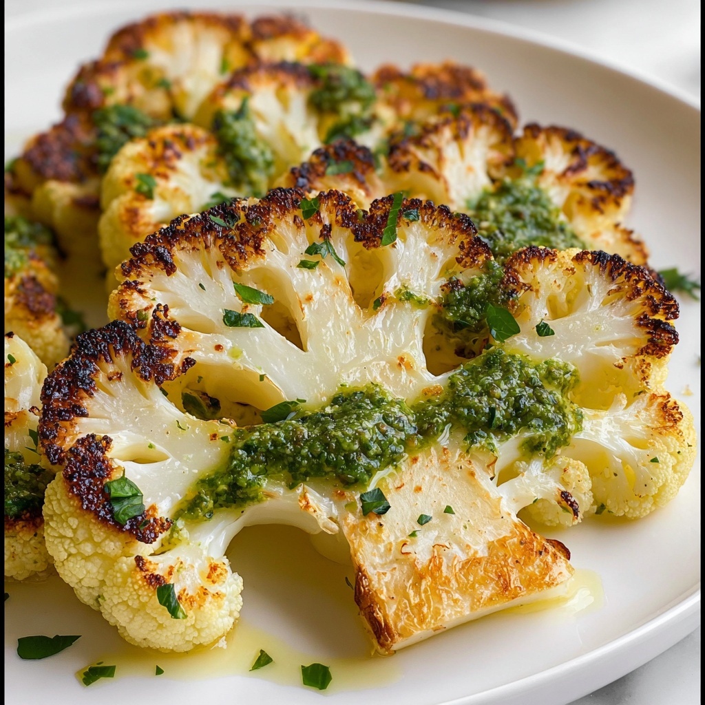 Roasted Cauliflower Steaks Recipe - Recipe Image